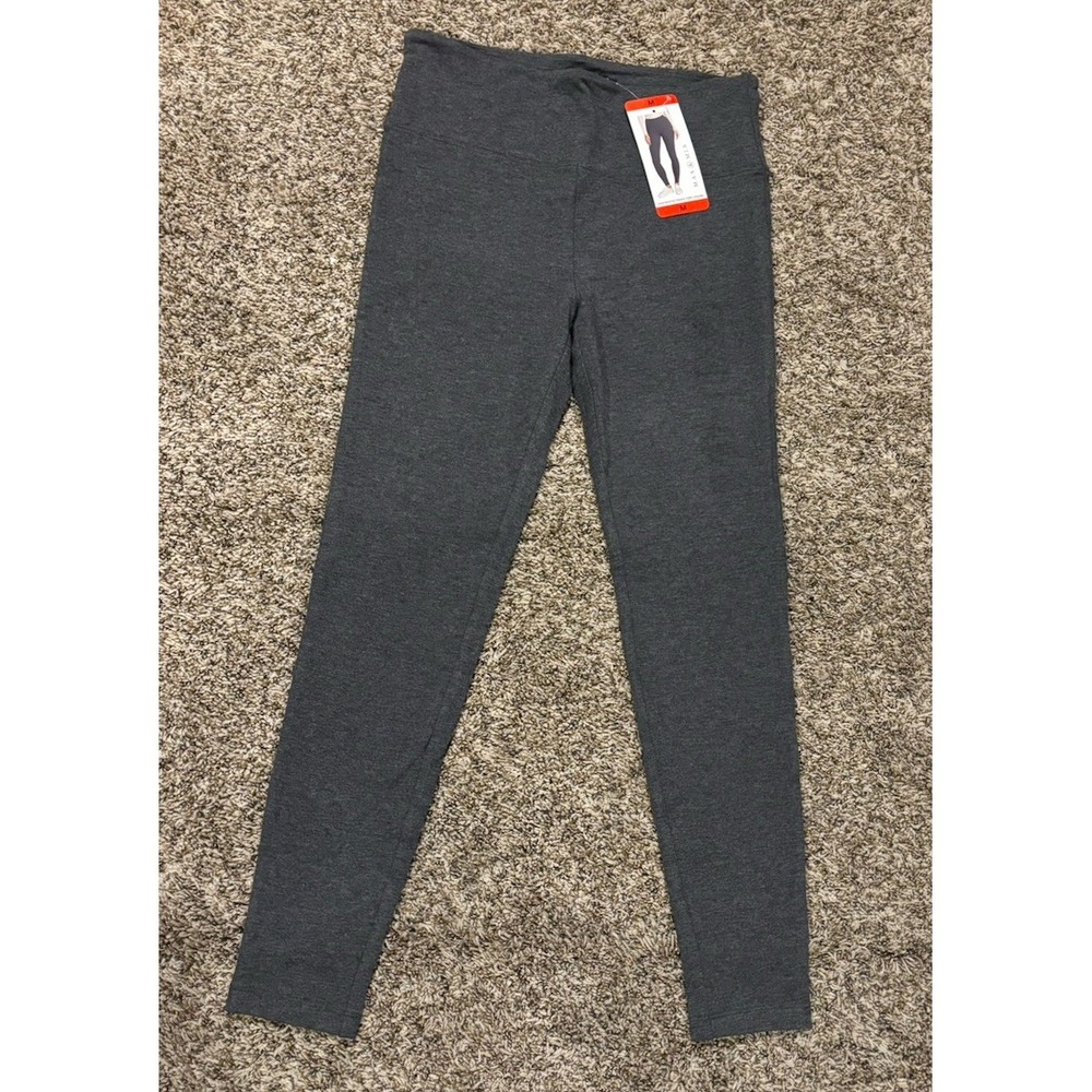 NWT Max & Mia Heather Grey High Rise Soft French Terry Leggings Women’s Size M